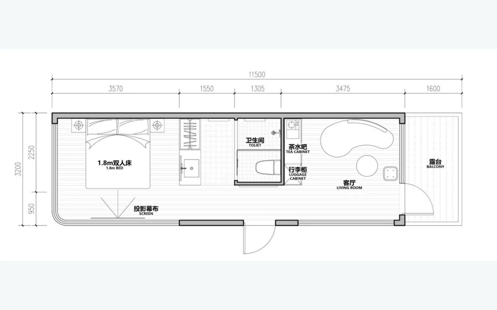 A38A modular building floor plan for project consultation