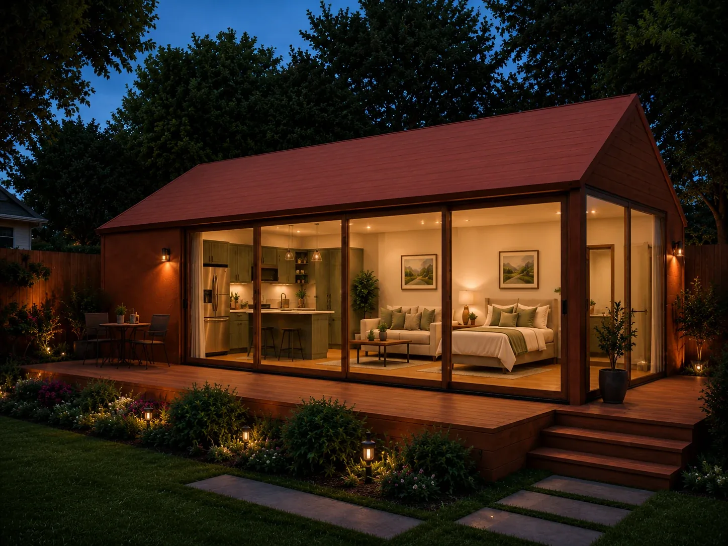 Turnkey modular building solution background
