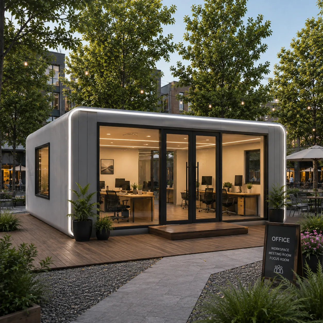 AP-100 modular building for Office