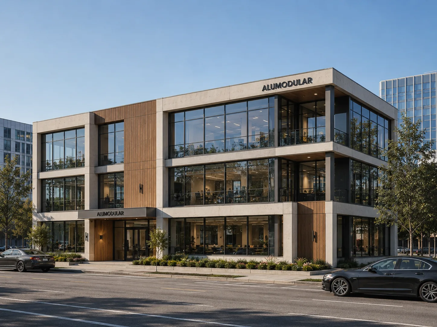 AP-600 modular building for Office Building