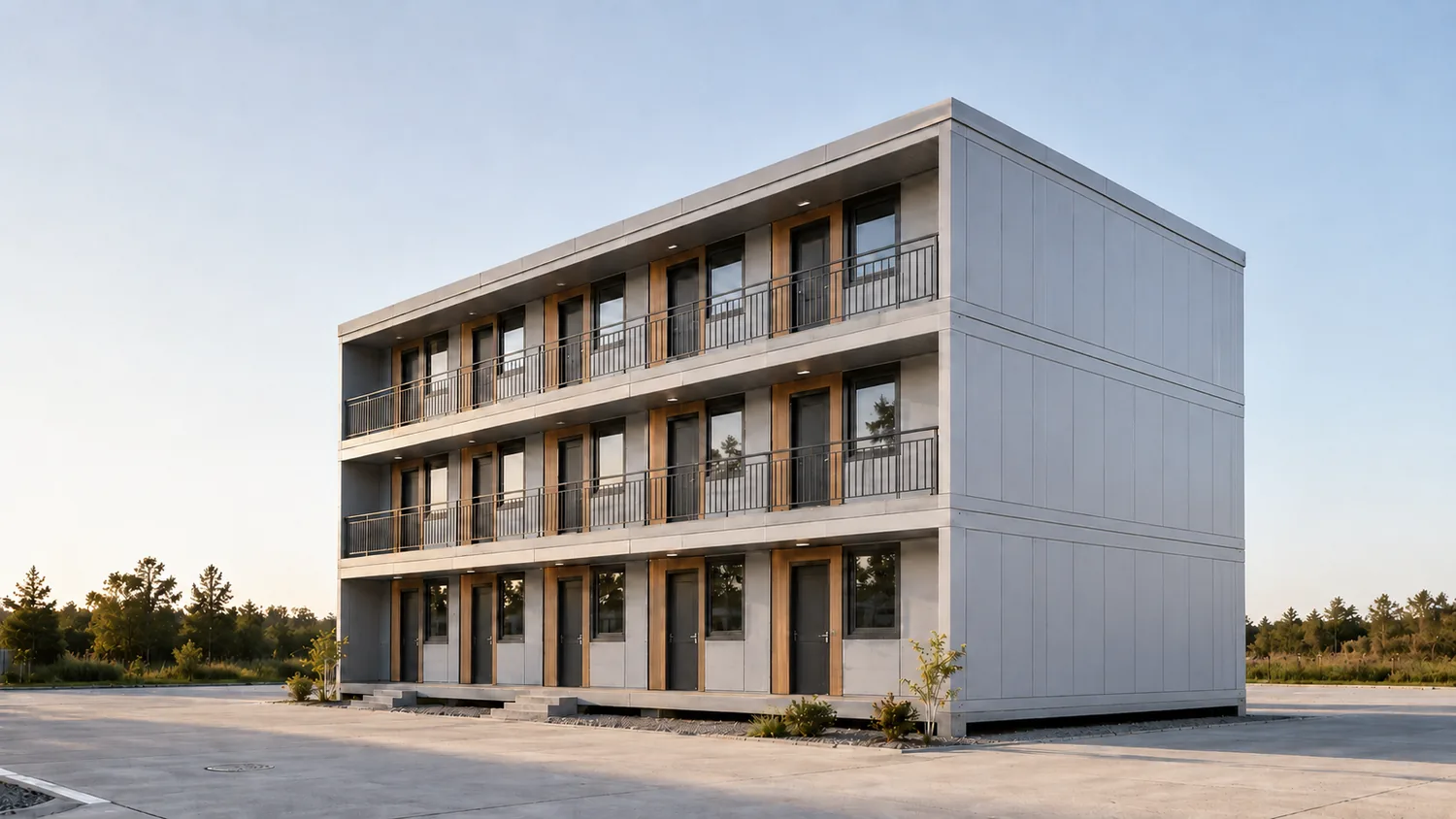 AP-400A modular building for Dormitories & Staff Housing
