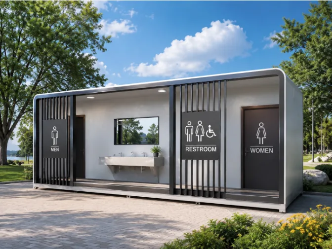 AP-20 modular building for Public Restroom