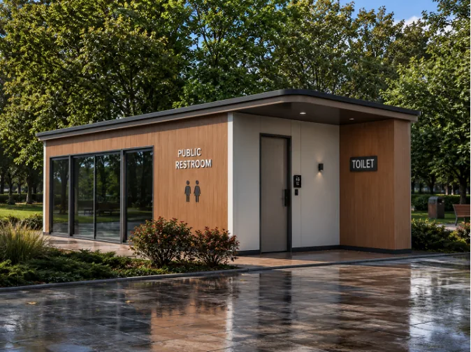 AP-40 modular building for Public Restroom