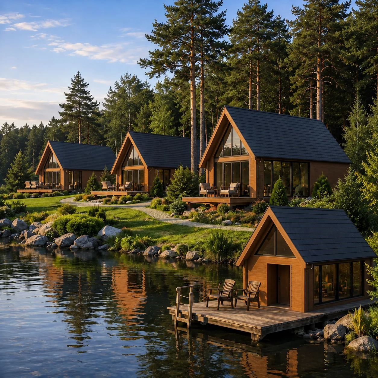 AP-45B modular building for Resort