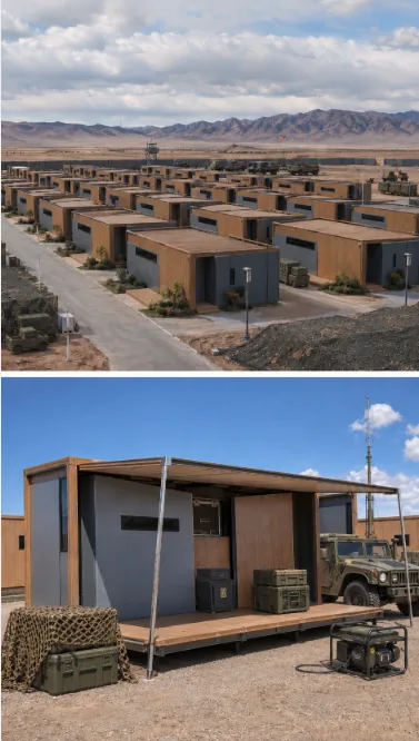 AP-12E modular building for Military & Defense Facilities