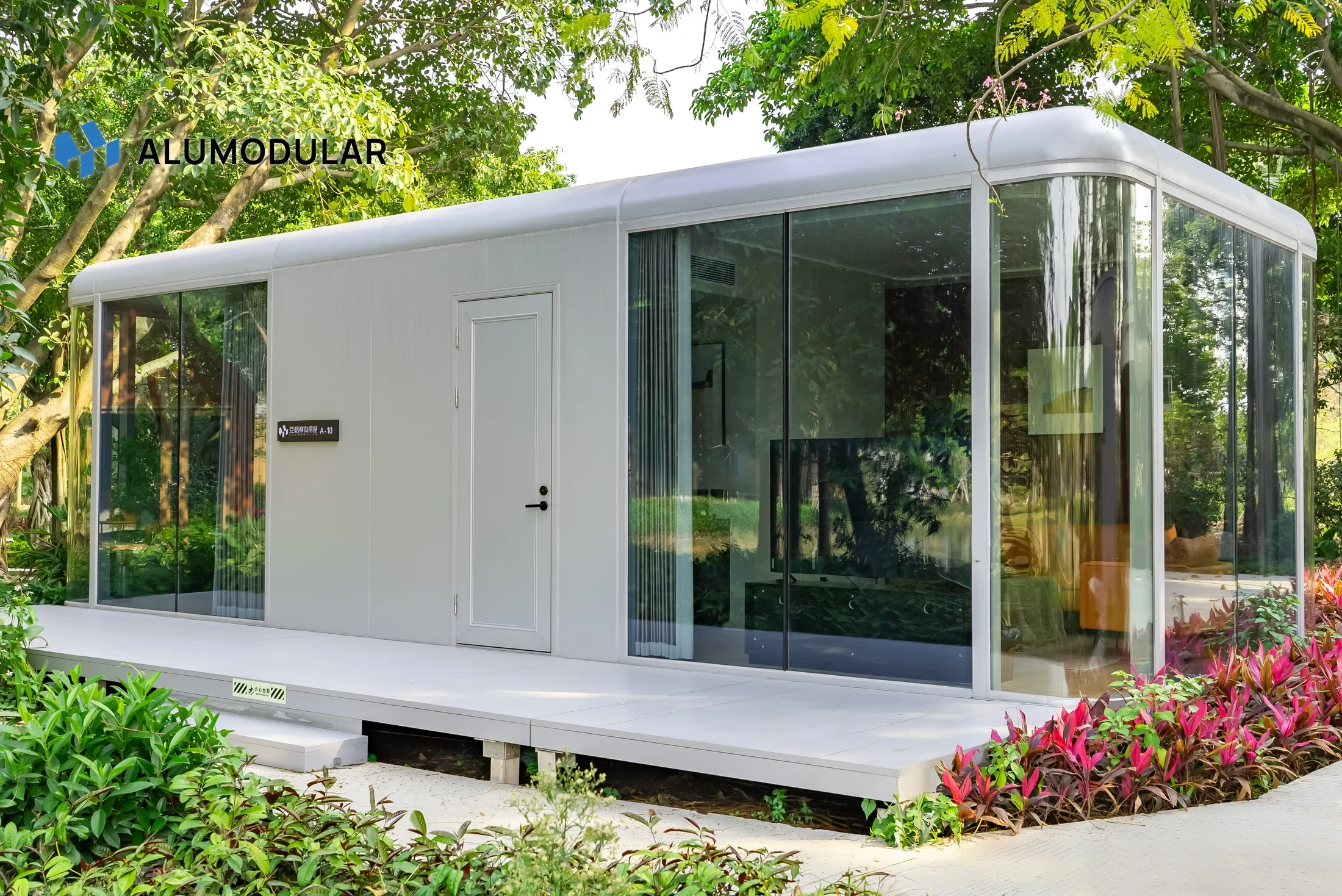 AP-10 real modular building exterior hero photo