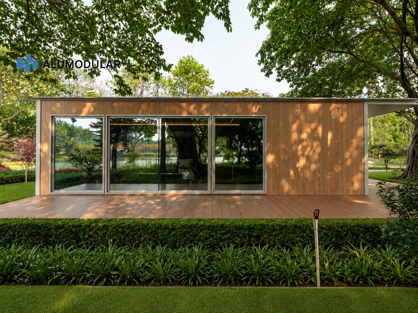 AP-12D real modular building exterior hero photo