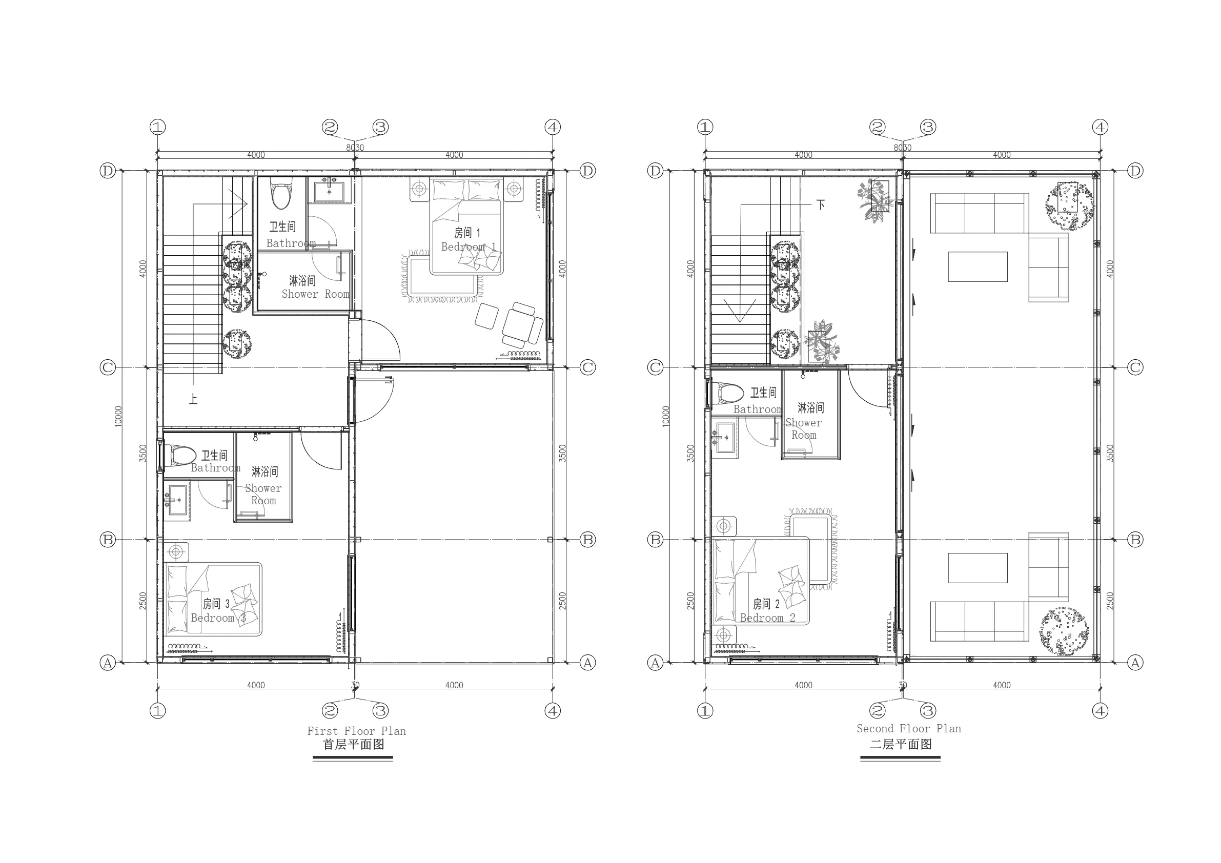 S-140 floor plan drawing and dimensions
