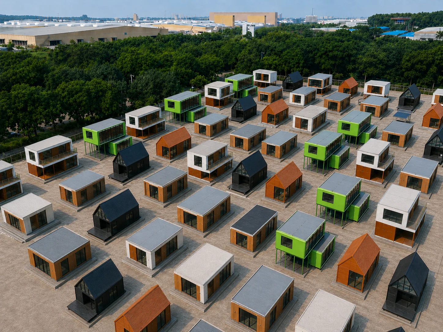 Alumodular warehouse inventory for global B2B modular building partnerships